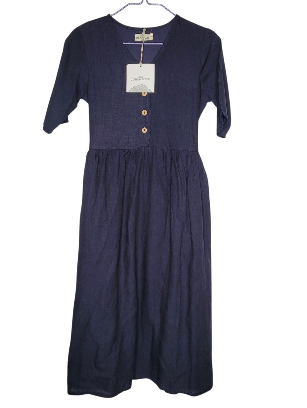 NEW Little Cottonwood Alder 100% Linen Dress Sz XXS
